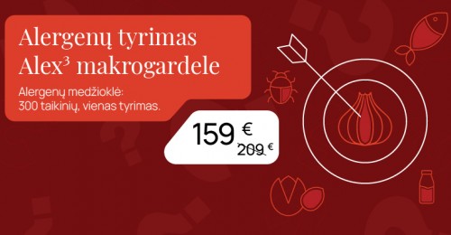 ALEX³ makrogardelės tyrimas